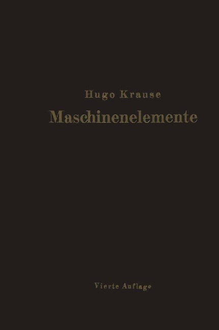 Maschinenelemente - Hugo Krause