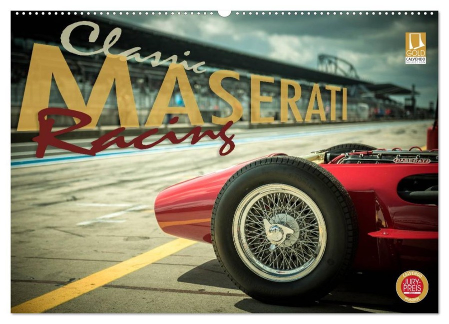 Classic Maserati Racing (Wandkalender 2026 DIN A2 quer), CALVENDO Monatskalender - Johann Hinrichs