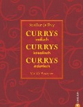 Cover-Bild zum Titel 'Currys, Currys, Currys' von 'Madhur Jaffrey'