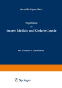 Cover-Bild zum Titel 'Ergebnisse der Inneren Medizin und Kinderheilkunde' von 'M. V. Pfaundler, A. Schittenhelm'