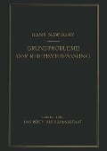 Cover-Bild zum Titel 'Grundprobleme der Reichsverfassung' von 'Hans Nawiaksy'