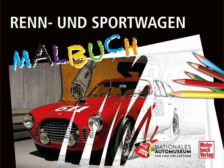Renn- und Sportwagen Malbuch - 