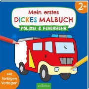 Cover-Bild zum Titel 'Mein erstes dickes Malbuch ab 2 - Polizei & Feuerwehr' von ''