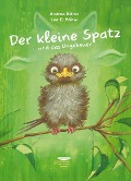 Cover-Bild zum Titel 'Der kleine Spatz und das Ungeheuer' von 'Andrea Böhm'