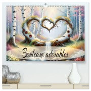 Bouleaux adorables (Calendrier mural 2026 DIN A2 vertical) calendrier de bureau - Dusanka Djeric