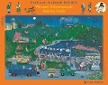 Wimmel-Rahmenpuzzle Nacht Motiv Stadtpark 48 Teile - Rotraut Susanne Berner