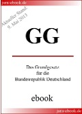 Cover-Bild zum Titel 'GG - Grundgesetz für die Bundesrepublik Deutschland' von 'Deutscher Verfassungsgesetzgeber'