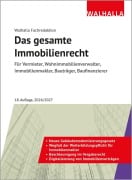 Cover-Bild zum Titel 'Das gesamte Immobilienrecht' von 'Walhalla Fachredaktion'