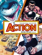Cover-Bild zum Titel 'Action - Before the Ban Volume 1' von 'Pat Mills, John Wagner, Gerry Finley-Day, Steve Macmanus, Kelvin Gosnell'