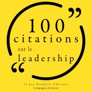 Cover-Bild zum Titel '100 citations sur le leadership' von 'Various'