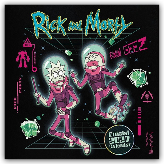 Rick and Morty - Offizieller Kalender 2027 - Wandkalender - 