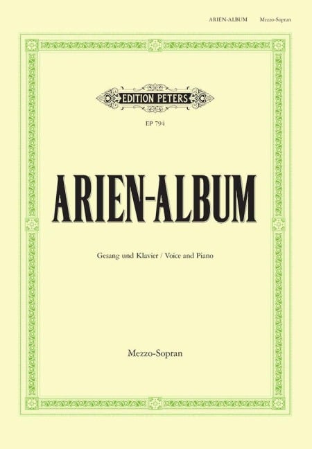Aria Album for Mezzo-Soprano - 