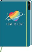 myNOTES Notizbuch A5: Love is Love - 