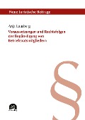 Cover-Bild zum Titel 'Voraussetzungen und Rechtsfolgen der unzulässigen Begünstigung von Betriebsratsmitgliedern' von 'Anja Lausberg'