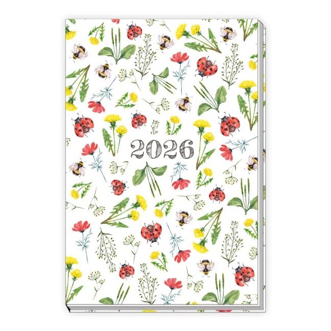 Trötsch Taschenkalender A6 Marienkäfer 2026 - 
