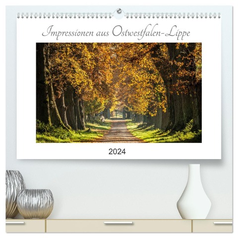 Impressionen aus Ostwestfalen-Lippe (hochwertiger Premium Wandkalender 2024 DIN A2 quer), Kunstdruck in Hochglanz - Michael Pohl