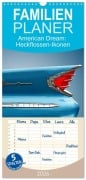Cover-Bild zum Titel 'Familienplaner 2026 - American Dream: Heckflossen-Ikonen mit 5 Spalten (Wandkalender, 21 x 45 cm) CALVENDO' von 'Peter Kraaibeek'