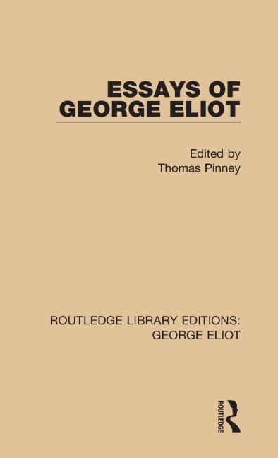 Essays of George Eliot - 