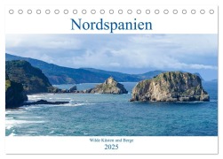 Cover-Bild zum Titel 'Nordspanien - Wilde Küsten und Berge (Tischkalender 2025 DIN A5 quer), CALVENDO Monatskalender' von 'Ummanandapics Ummanandapics'