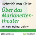 Cover-Bild zum Titel 'Über das Marionettentheater und andere Prosa' von 'Heinrich Von Kleist'