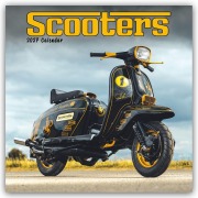 Cover-Bild zum Titel 'Scooters - Motorroller 2027 - Wand-Kalender' von 'Carousel Calendar'