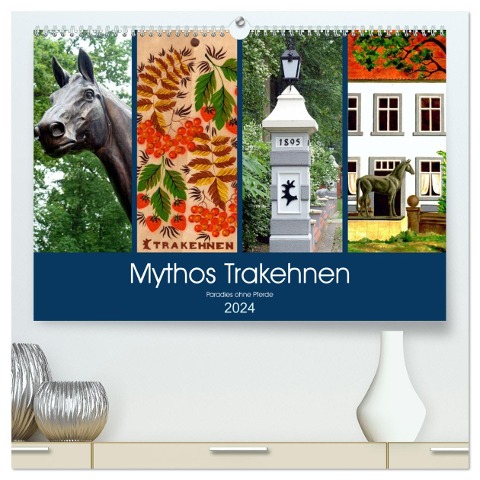Mythos Trakehnen - Paradies ohne Pferde (hochwertiger Premium Wandkalender 2024 DIN A2 quer), Kunstdruck in Hochglanz - Henning von Löwis of Menar