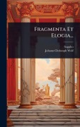 Cover-Bild zum Titel 'Fragmenta Et Elogia...' von ''