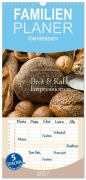 Cover-Bild zum Titel 'Familienplaner 2027 - Brot & Kaffee Impressionen 2027 mit 5 Spalten (Wandkalender, 21 x 45 cm) CALVENDO' von 'Ingo Gerlach GDT'