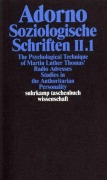 Cover-Bild zum Titel 'Soziologische Schriften 2' von 'Theodor W. Adorno'