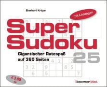 Cover-Bild zum Titel 'Supersudoku 25 (5 Exemplare à 3,99 EUR)' von 'Eberhard Krüger'