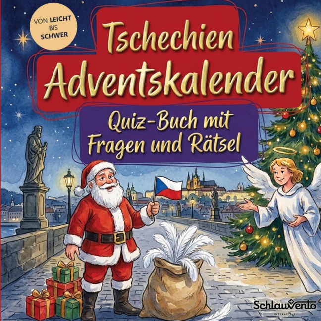 Tschechien-Adventskalender: Quiz-Buch mit Fragen und Rätsel - Schlauvento Interactive