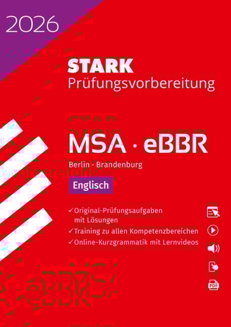 STARK Englisch - MSA/eBBR 2026 Berlin/Brandenburg - Prüfungsvorbereitung - 