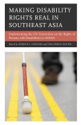 Cover-Bild zum Titel 'Making Disability Rights Real in Southeast Asia' von ''