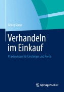 Cover-Bild zum Titel 'Verhandeln im Einkauf' von 'Georg Sorge'