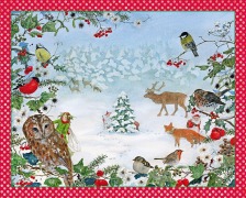 Cover-Bild zum Titel 'Adventskalender 'Waldweihnacht'' von 'Daniela Drescher'