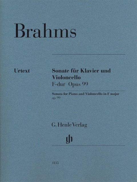 Sonate für Klavier und Violoncello F-dur Opus 99 - Johannes Brahms