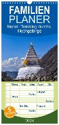 Familienplaner 2024 - Nepal- Trekking durchs Hochgebirge mit 5 Spalten (Wandkalender, 21 x 45 cm) CALVENDO - Holger Weigelt