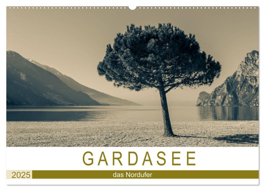 GARDASEE - das Nordufer (Wandkalender 2025 DIN A2 quer), CALVENDO Monatskalender - Sebastian Rost