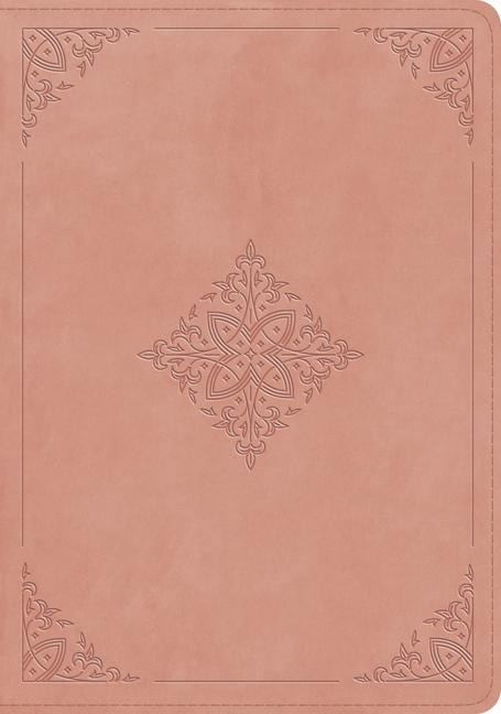 ESV Study Bible (Trutone, Blush Rose, Fleur-De-Lis Design) - 