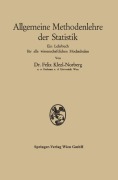 Cover-Bild zum Titel 'Allgemeine Methodenlehre der Statistik' von 'Felix Klezl-Norberg'