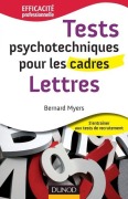 Cover-Bild zum Titel 'Tests psychotechniques pour les cadres - Lettres' von 'Bernard Myers'