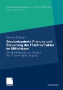 Cover-Bild zum Titel 'Servicebasierte Planung und Steuerung der IT-Infrastruktur im Mittelstand' von 'Simone Rudolph'
