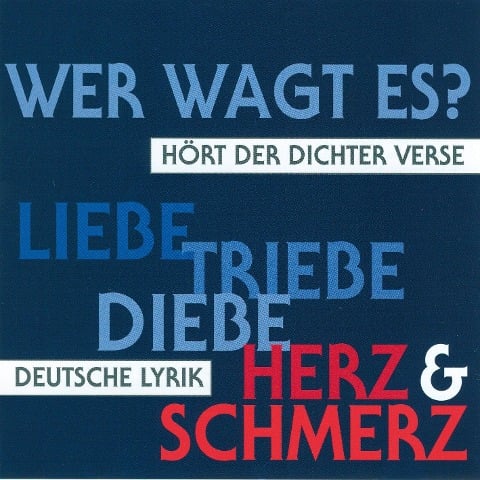 Deutsche Lyrik - Johann Wolfgang von Goethe, Hugo Von Hofmannsthal, Friedrich Nietzsche, Rainer Maria Rilke