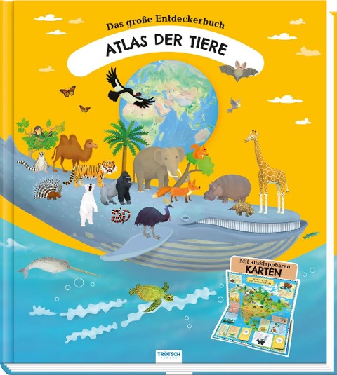 Trötsch Kinderatlas Das große Entdeckerbuch Atlas der Tiere - 