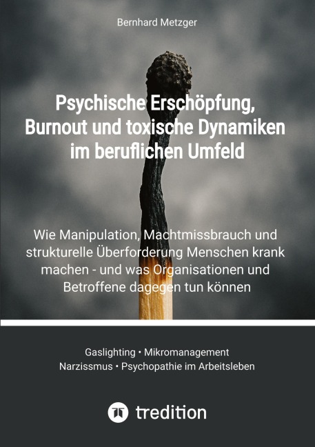 Psychische Erschöpfung, Burnout und toxische Dynamiken im beruflichen Umfeld - Bernhard Metzger
