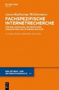 Fachspezifische Internetrecherche - Anne-Katharina Weilenmann