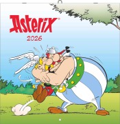 Asterix 2026 - Wand-Kalender - Broschüren-Kalender - 30x30 - 30x60 geöffnet - Cartoon - 