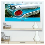 Cover-Bild zum Titel 'FORD 1959 - Die Auto-Legende (hochwertiger Premium Wandkalender 2026 DIN A2 quer), Kunstdruck in Hochglanz' von 'Henning von Löwis of Menar'