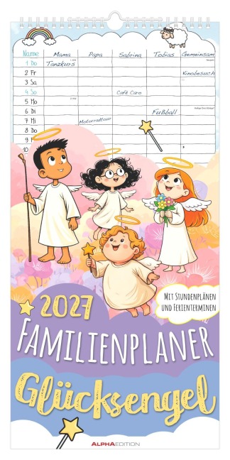 Familienplaner Glücksengel 2027 - 