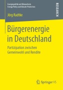 Cover-Bild zum Titel 'Bürgerenergie in Deutschland' von 'Jörg Radtke'